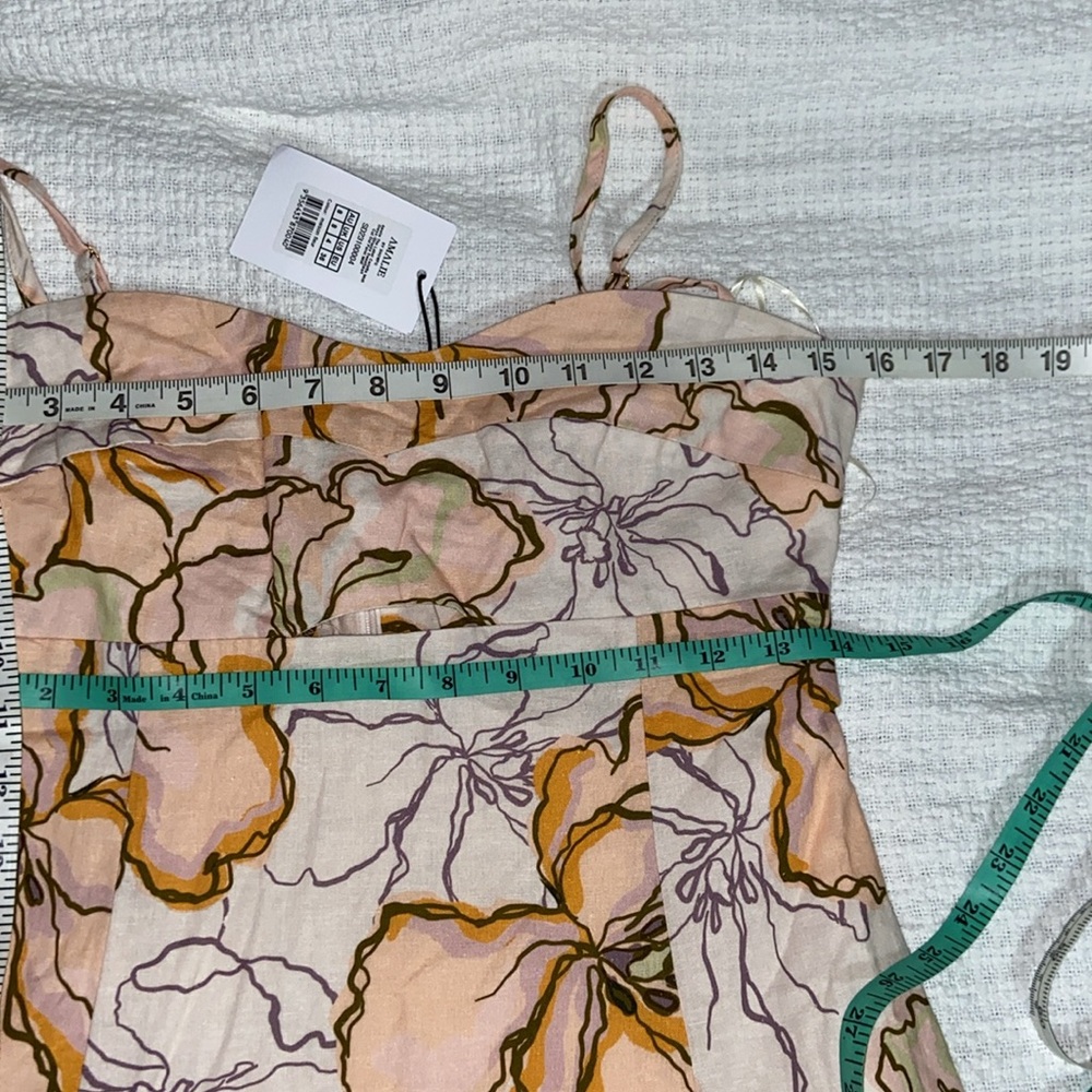 Nwt AMALIE carietta midi Linen blend showpo dress - Picture 9 of 14